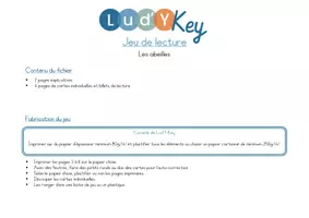 Aperçu - Apprentissages en autonomie - Le jeu de lecture sur les abeilles - Page 1