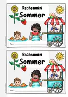 Vorschau - Stationenlernen - Mathe - Freiarbeitsheft Sommer & Sommerferien 1. Klasse Arbeitsheft Wiederholung - Seite 2