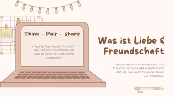 Vorschau - Präsentationen/Tafelbilder - Was ist Liebe & Freundschaft - Seite 1