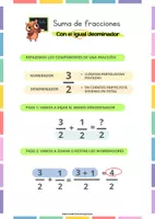 Vista previa - Hojas de trabajo - Fracciones: Sumas, restas y multiplicaciones - página 2