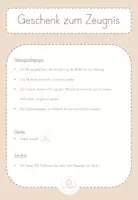 Vorschau - Anderer Materialtyp - Geschenk zum Zeugnis / Du-Botschaften (Schokoriegel) - Seite 1
