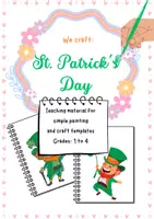 Vorschau - Mal- und Bastelvorlagen - Printable St. Patrick’s Day Activity – Primary Grades Craft & Coloring - Deckblatt