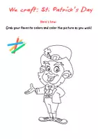 Vorschau - Mal- und Bastelvorlagen - Printable St. Patrick’s Day Activity – Primary Grades Craft & Coloring - Seite 2