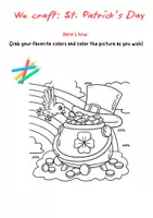 Vorschau - Mal- und Bastelvorlagen - Printable St. Patrick’s Day Activity – Primary Grades Craft & Coloring - Seite 3