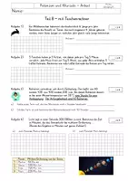 Vorschau - Arbeitsblätter - Klassenarbeit Potenzen und Wurzeln mit Lösungen 9. Klasse - Deckblatt