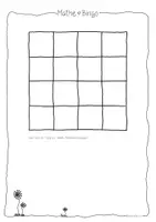 Vorschau - Arbeitsblätter - Mathematik Bingo Bruchteile - Brüche - Bruchrechnen - Seite 1