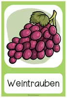 Vorschau - Bildkarten - DIE LEBENSMITTEL - Bild- und Wortkarten (DAF/DAZ) - Seite 1