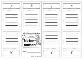 Vorschau - Arbeitsblätter - Notenlehre Materialpaket Musik Grundschule (Klasse 2–4) – Notennamen, Notenwerte, Pausen & Tonleiter lernen - Seite 3