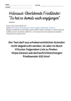 Vorschau - Stundenentwürfe - Unterrichtsstunde Margot Friedländer - Seite 2