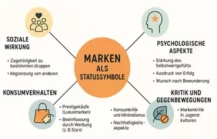 Vorschau - Arbeitsblätter - Arbeitsblatt "Marken als Statussymbole" + interaktive Lösung & MP3 + Mindmap + Infografik - Seite 3