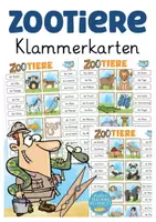 Vista previa - Unidades / Secuencias / Situaciones de Aprendizaje - ZOOTIERE Klammerkarten Deutsch / Alemán - Portada