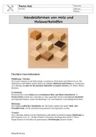 Vorschau - Unterrichtsreihen - Handelsformen von Holz und Holzwerkstoffe - Deckblatt