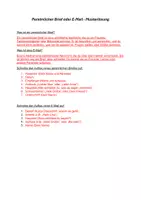 Vorschau - Arbeitsblätter - Persönlicher Brief oder E-mail- Aufgaben - Seite 1