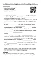 Vorschau - Arbeitsblätter - Arbeitsblätter zum Thema "Wie gefährdet ein Film Kinder und Jugendliche?" + Lösung & MP3 + Infografik - Deckblatt