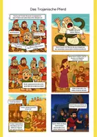 Vorschau - Arbeitsblätter - Comic: Das Trojanische Pferd (inkl. PPX) - Seite 2