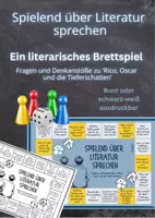 Vorschau - Spiele - Rico, Oscar und die Tieferschatten: Literarisches Brettspiel - Deckblatt