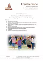 Vorschau - Stundenentwürfe - Unterrichtssequenz: Die Bedeutung von Peers in der Entwicklung Gleichaltrige, Jugendkulturen & Peer-Beziehungen, Lernfeld 3: Die Lebenswelten von Kindern, Jugendlichen und jungen Erwachsenen analysieren, strukturieren und mitgestalten - Deckblatt