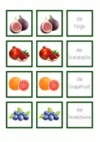 Vorschau - Spiele - Wortschatz Obst – Merkspiel / Lesespiel in 2 Varianten - Seite 3