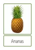 Vorschau - Präsentationen/Tafelbilder - 40 Tafelbilder Wortschatz Obst jeweils im DinA 4 Format - Seite 1