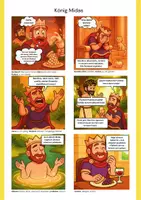 Vorschau - Arbeitsblätter - Comic: König Midas (inkl. PPX) - Seite 2