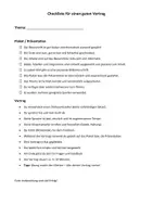 Vorschau - Experimente - Vortragskriterien - Vortrag Fachübergreifend mit Checkliste und Bewertungsmaßstab - Deckblatt
