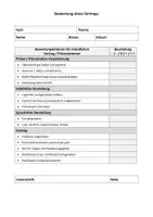 Vorschau - Experimente - Vortragskriterien - Vortrag Fachübergreifend mit Checkliste und Bewertungsmaßstab - Seite 2