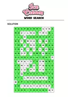 Vorschau - Quiz - Ice Cream - Word Search - Seite 1