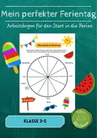 Vorschau - Arbeitsblätter - Mein perfekter Ferientag - Deckblatt
