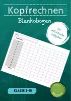 Vorschau - Arbeitsblätter - Kopfrechnen Blankobogen - Deckblatt