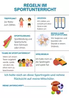 Vorschau - Poster - Regeln im Sportunterricht - Deckblatt