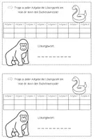 Vorschau - Arbeitsblätter - Matherätsel aus dem Zoo Rechen- und Denkaufgaben - Seite 2