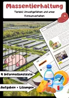 Vorschau - Arbeitsblätter - Tierhaltung & Ackerbau: Landwirtschaft, Nutztiere, Pflanzenbau, Boden, Düngung - Seite 1