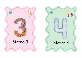 Vorschau - Stationenlernen - Stationskarten für das Stationenlernen (Klasse 1-4) - Seite 2