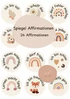 Vorschau - Poster - 24 Spiegel Affirmationen I Boho Klassenzimmer Deko I Affirmationskarten - Deckblatt
