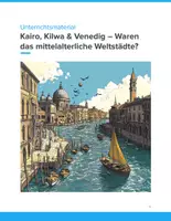 Vorschau - Unterrichtsreihen - Kairo, Kilwa & Venedig – Weltstädte des Mittelalters? (Kl. 7–10) - Deckblatt