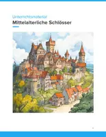 Vorschau - Unterrichtsreihen - Mittelalterliche Schlösser und Burgen – Leben, Macht, Schutz (Kl. 5–8) - Deckblatt