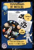 Vorschau - Arbeitsblätter - WIMMELLESEN Im Weltall 5-fach differenziert Klasse 1-4 - Deckblatt