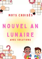 Aperçu - Feuilles d'exercices - Nouvel An lunaire – Mots croisés avec corrigé pour le primaire - Page de couverture
