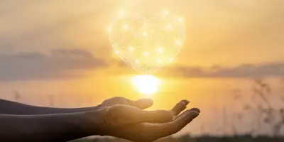 Vorschau - Audio-Dateien - Geführte Meditation "Herzatmung" | Verbinde dich schnell und direkt mit deiner Intuition (8 Minuten) - Deckblatt