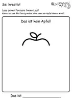 Vorschau - Arbeitsblätter - Kreativzeit: Weitermalbilder Das ist kein... Back to School Schulstart - Seite 2
