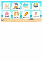 Vista previa - Tarjetas / Manipulativos - Summer Holidays Bingo (English / Inglés) - página 3