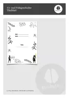 Vorschau - Mal- und Bastelvorlagen - Titelblatt Ur- und Frühgeschichte - Deckblatt
