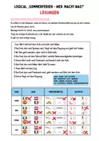 Vorschau - Arbeitsblätter - Logical Sommerferien: Wer macht was? - Seite 2