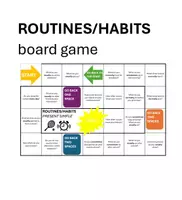 Vorschau - Spiele - Routines/Habits Board Game Plauderbrettspiel - Deckblatt