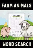Vorschau - Spiele - Farm Animals - Word Search (4 Versionen) + QUiZ - Deckblatt