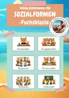 Vorschau - Präsentationen/Tafelbilder - Visualisierungen Sozialformen Fuchsklasse - Deckblatt