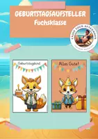 Vorschau - Bildkarten - Geburtstagsaufsteller Fuchsklasse - Deckblatt
