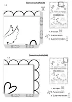 Vorschau - Mal- und Bastelvorlagen - Gemeinschaftsbild Wir sind bunt Diversität kooperatives Poster Growth Mindset - Seite 2