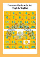 Vista previa - Juegos / Gamificación - Summer Holidays Memory Game (English/ Inglés) - Portada