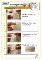 Vorschau - Mal- und Bastelvorlagen - Sticken - Der Schlingstich - Deckblatt